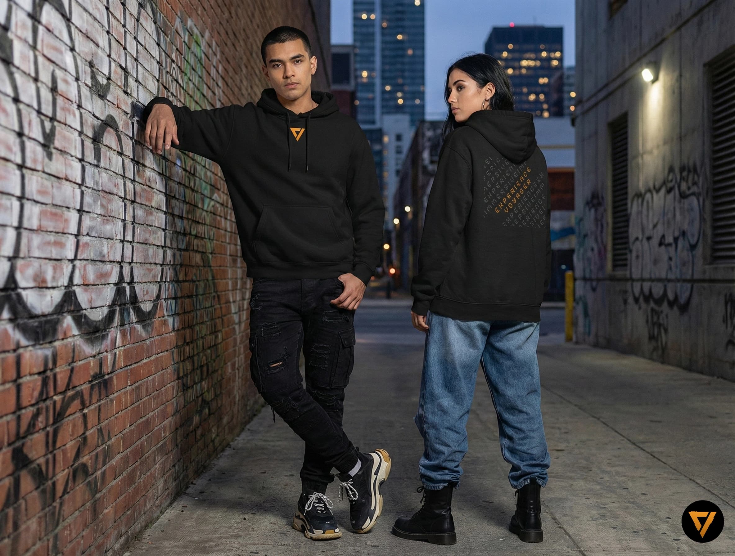 Fans wearing V-ip merchandise